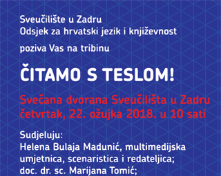 Poziv na tribinu "Čitamo s Teslom"